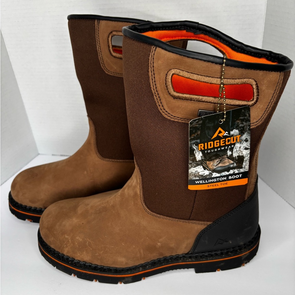 Ridgecut Men's Brown Wellington Boots